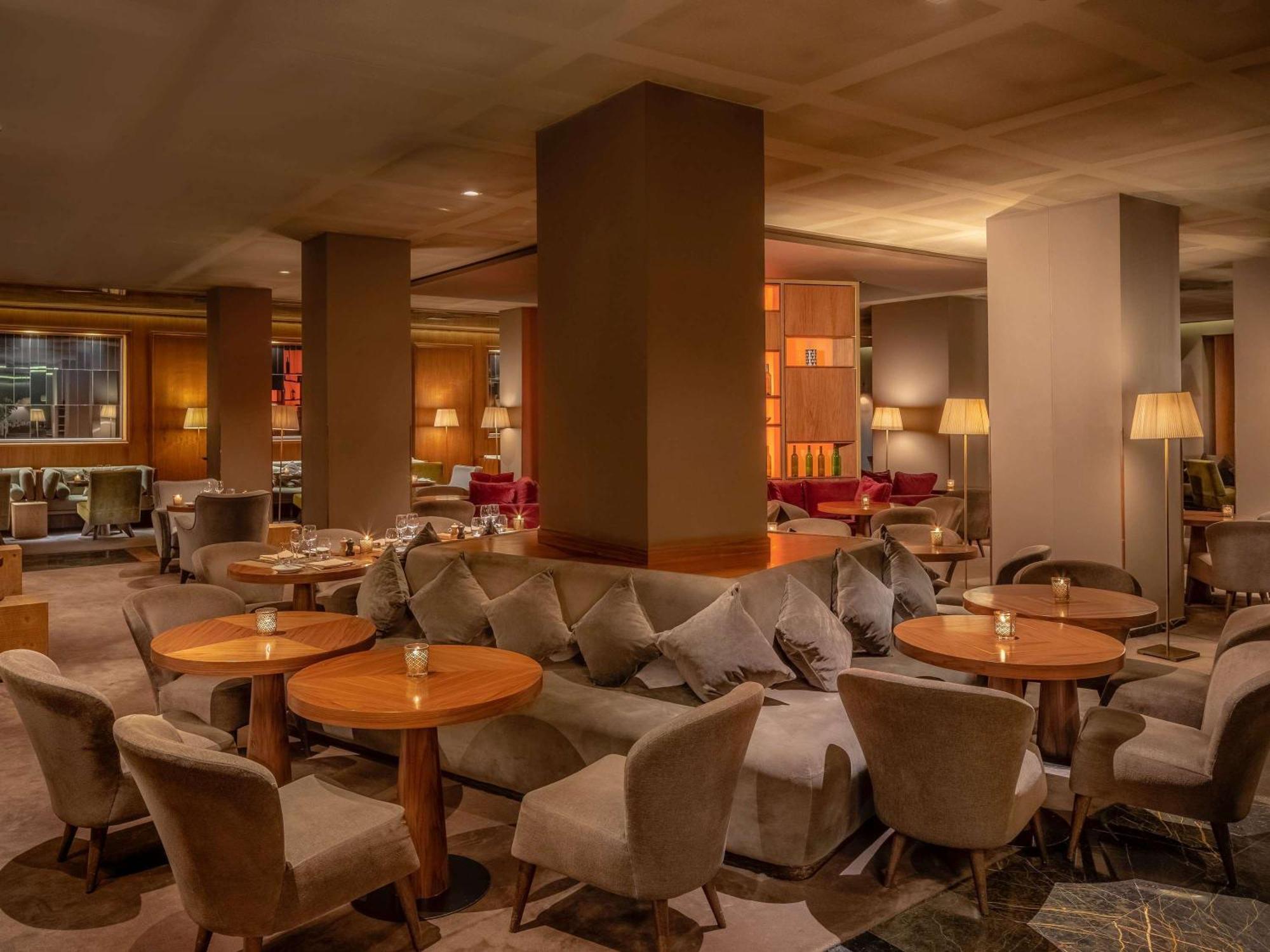 索菲特马拉喀什酒廊和Spa酒店 外观 照片 The lounge at the hotel