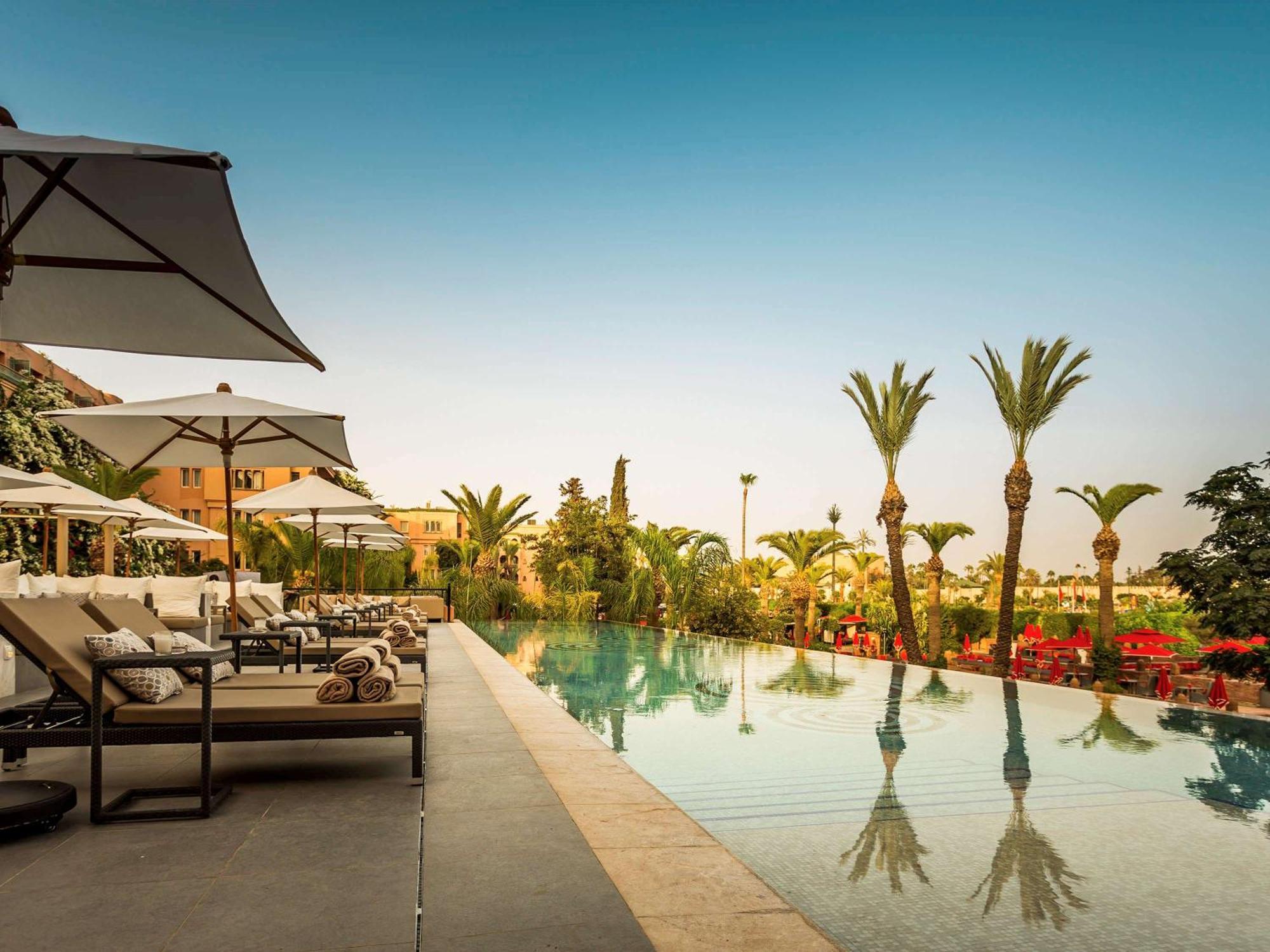 索菲特马拉喀什酒廊和Spa酒店 外观 照片 The pool at the Four Seasons Hotel Marrakech
