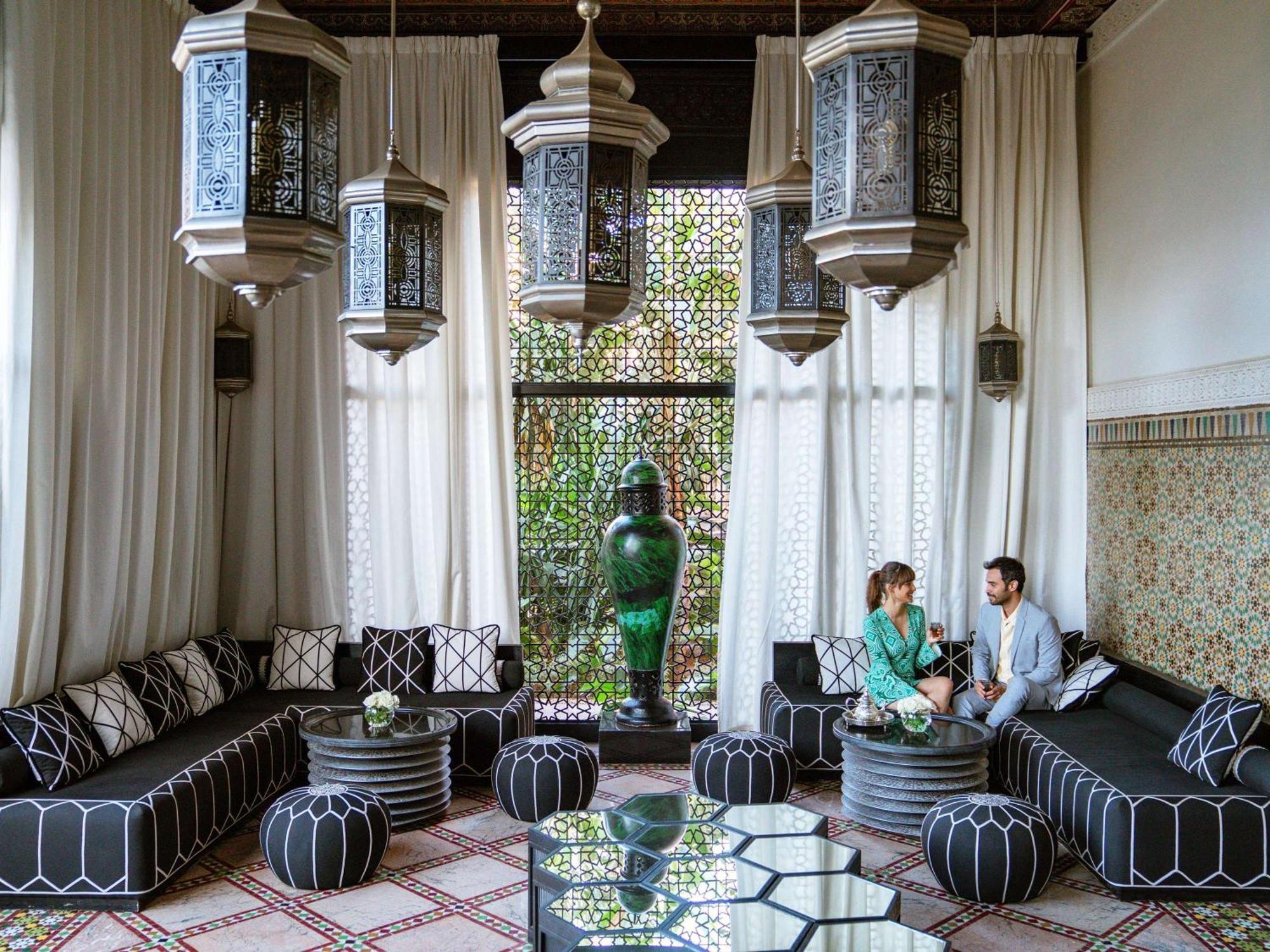 索菲特马拉喀什酒廊和Spa酒店 外观 照片 The hotel's lobby