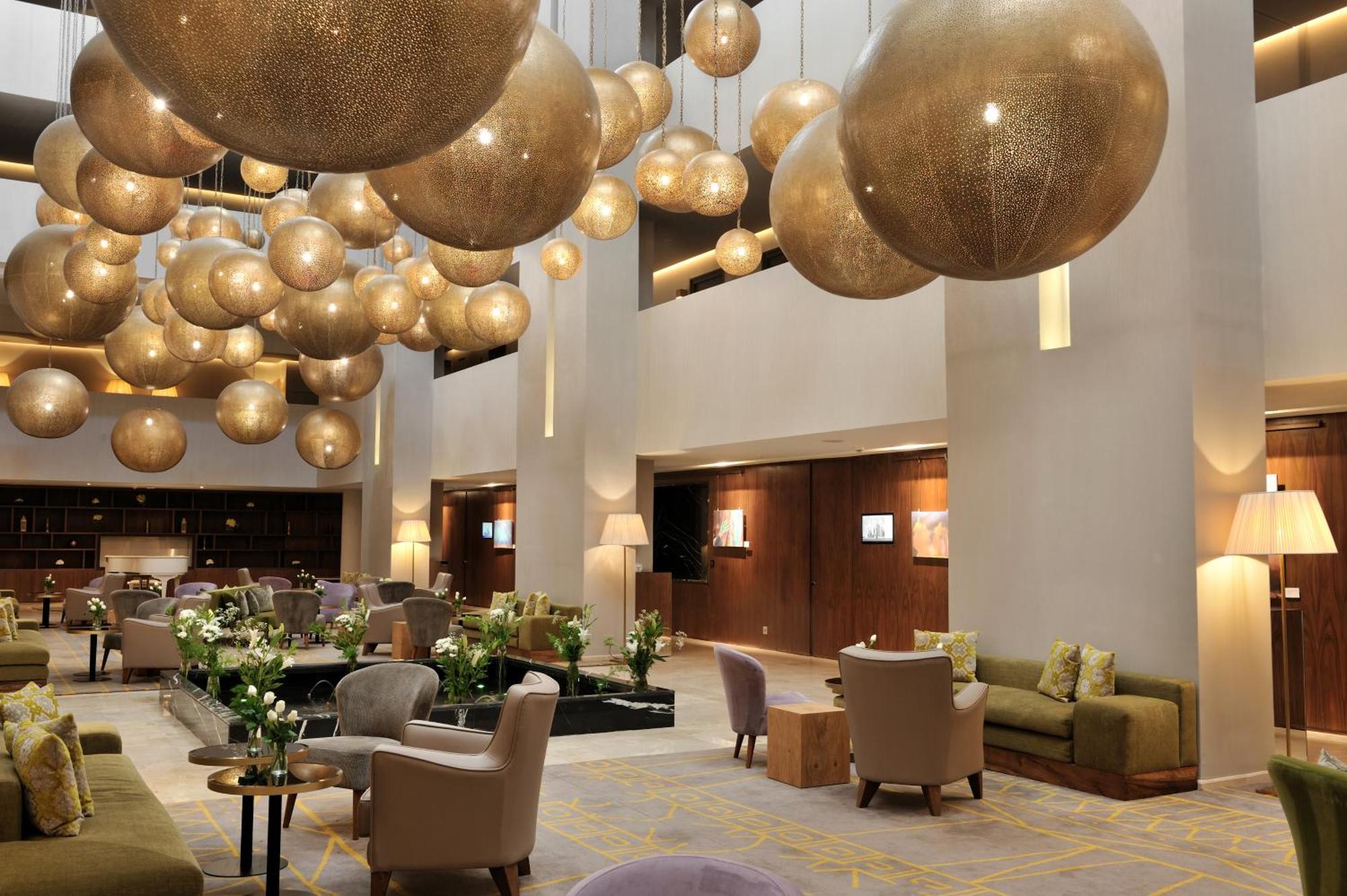 索菲特马拉喀什酒廊和Spa酒店 外观 照片 The lobby of the hotel